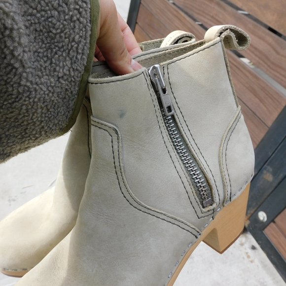 Swedish Hasbeens Zip It Emy Clog Boots - Picture 6 of 6